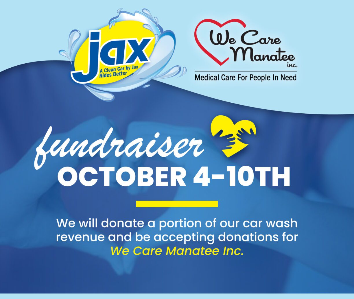 Jax Kar Wash Hosts Fundraiser For We Care Manatee