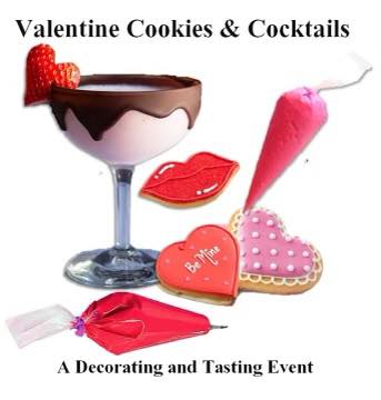 Things to Do in Bradenton Valentine Cookies and Cocktails