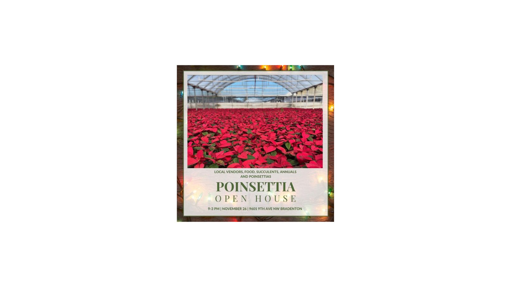 Poinsettia Open House