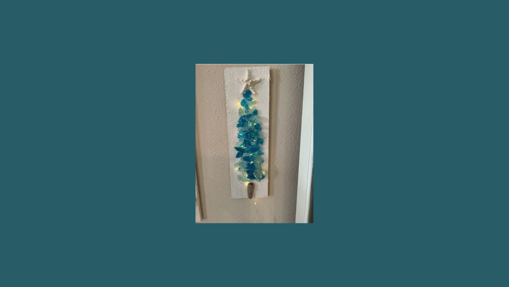 Seaglass Christmas Tree 1