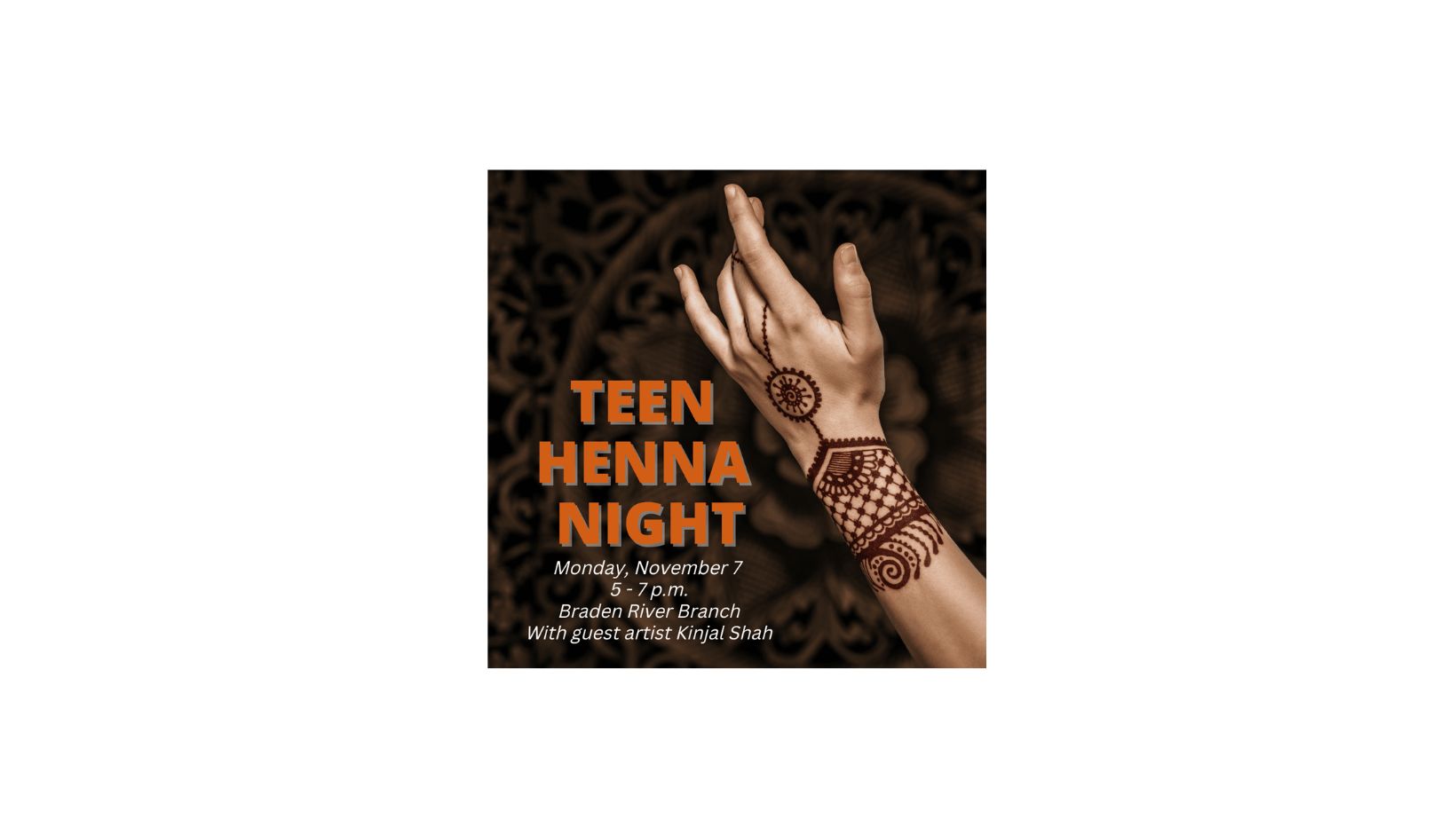 Teen Henna Night