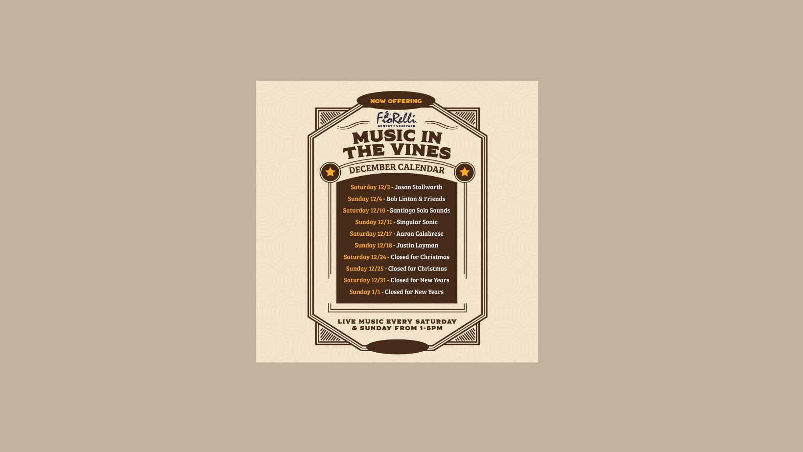 Music in the Vines 1